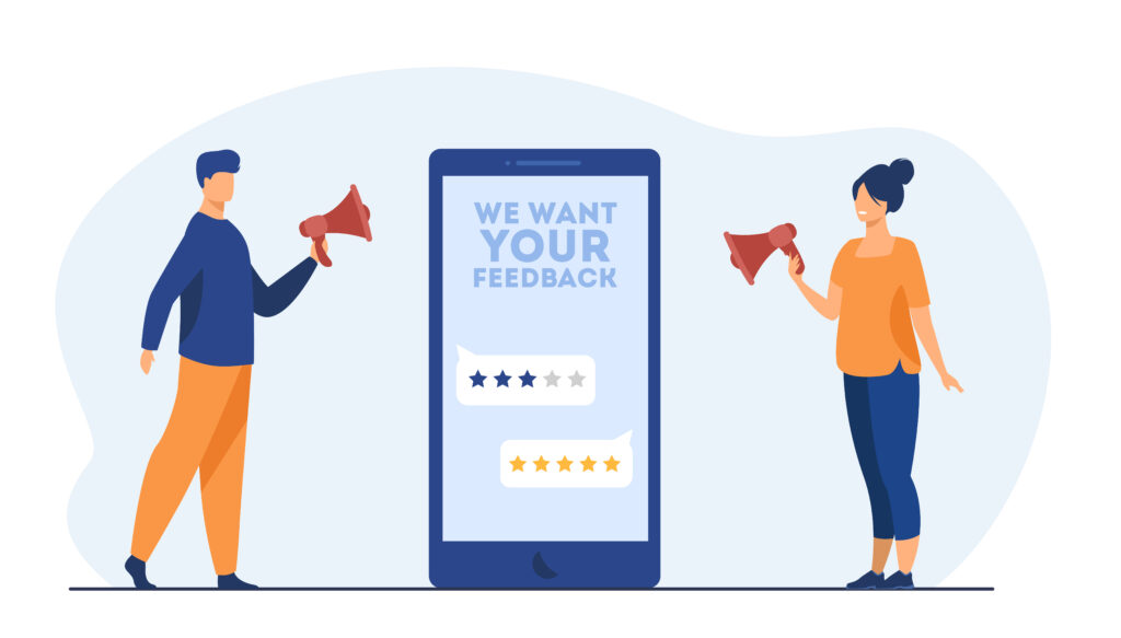 collecting customer feedback will help improve your content marketing strategy